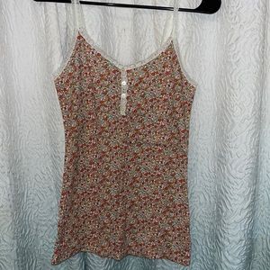 Dainty Floral Old Navy Tank Top